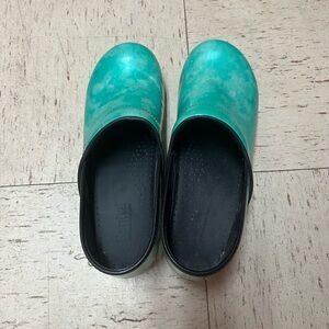 Sanita Green Clogs